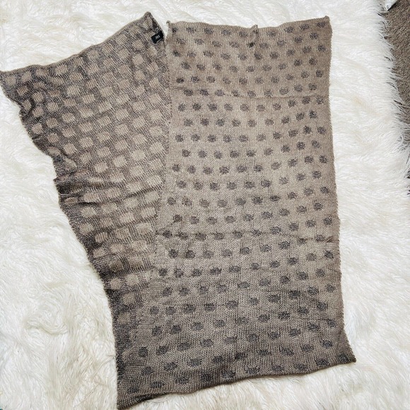 SAACHI NIALEY POLKA DOT SCARF GREY METALLIC TS6546 - Picture 3 of 7